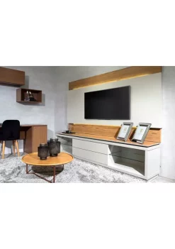 Flash Sale 🧨 Manhattan Comfort Lincoln 85" TV Stand and Panel ❤️ -Manhattan Comfort Online Shop Belk 1085