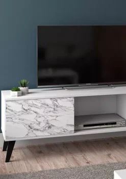 Budget ⭐ Manhattan Comfort 53.15 Inch Doyers TV Stand 🔔 -Manhattan Comfort Online Shop Belk 1099
