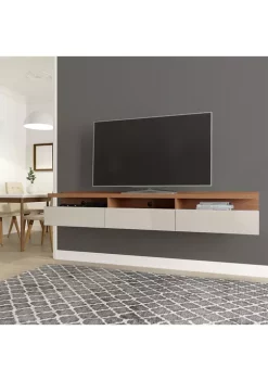 Hot Sale 🎁 Manhattan Comfort Cabrini Half Floating Entertainment Center ⭐ -Manhattan Comfort Online Shop Belk 120