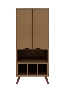 Best Pirce 🤩 Manhattan Comfort Hampton 26.77 Inch Display Cabinet in White 🔔