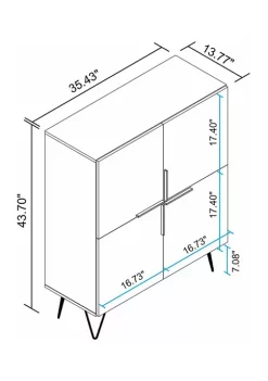 Best Pirce 🛒 Manhattan Comfort Beekman 43.7 Low Cabinet 😉 -Manhattan Comfort Online Shop Belk 1238