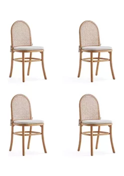 Wholesale 🛒 Manhattan Comfort Paragon Cane Dining Chair 1.0 - Set of 4 👏 -Manhattan Comfort Online Shop Belk 1288