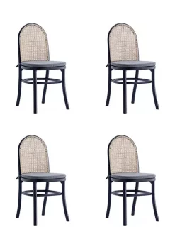 Wholesale 🛒 Manhattan Comfort Paragon Cane Dining Chair 1.0 - Set of 4 👏 -Manhattan Comfort Online Shop Belk 1289