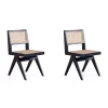 Hot Sale 👍 Manhattan Comfort Hamlet Cane Dining Chair - Set of 2 ⌛ -Manhattan Comfort Online Shop Belk 1361