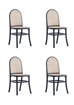 Outlet 😉 Manhattan Comfort Paragon Cane Dining Chair 2.0 - Set of 4 🎁 -Manhattan Comfort Online Shop Belk 1405