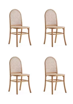 Outlet 😉 Manhattan Comfort Paragon Cane Dining Chair 2.0 - Set of 4 🎁 -Manhattan Comfort Online Shop Belk 1406