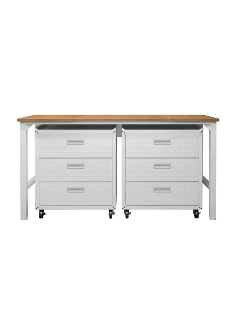 Flash Sale 👏 Manhattan Comfort 3-Piece Fortress Mobile Space-Saving Garage Cabinet and Worktable 6.0 🔥 8 Flash Sale 👏 Manhattan Comfort 3-Piece Fortress Mobile Space-Saving Garage Cabinet and Worktable 6.0 🔥 - Image 6