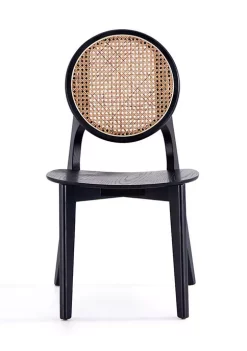 Best deal 👍 Manhattan Comfort Versailles Cane Dining Chair - Set of 2 🔥 -Manhattan Comfort Online Shop Belk 1480