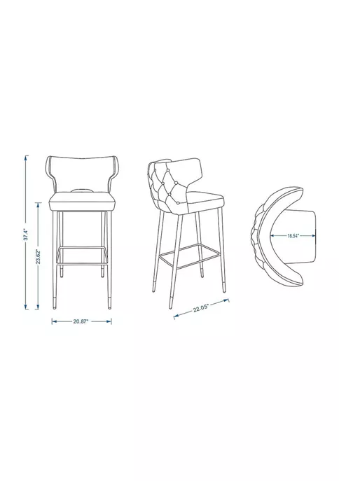 Cheap ๐งจ Manhattan Comfort Holguin Counter Stool ๐ฏ 5 Cheap ๐งจ Manhattan Comfort Holguin Counter Stool ๐ฏ - Image 3