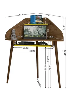 Wholesale 👍 Manhattan Comfort Bradley Floating 2-Piece Cubicle Section Desk 🔔 -Manhattan Comfort Online Shop Belk 1576