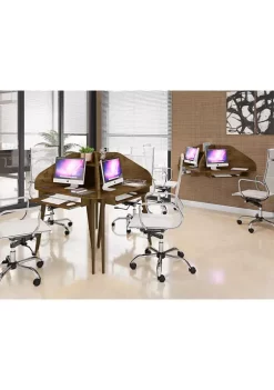 Wholesale 👍 Manhattan Comfort Bradley Floating 2-Piece Cubicle Section Desk 🔔 -Manhattan Comfort Online Shop Belk 1579