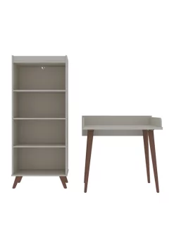 Best reviews of 💯 Manhattan Comfort Hampton 2-Piece Home Basic Office Set in White 🔥 -Manhattan Comfort Online Shop Belk 1586