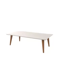 Brand new โค๏ธ Manhattan Comfort Utopia Low Rectangle End Table in White Gloss โจ