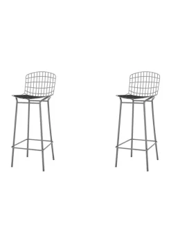 Hot Sale 🧨 Manhattan Comfort Madeline 41.73" Barstool, Set of 2 💯 -Manhattan Comfort Online Shop Belk 1601