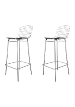 Hot Sale 🧨 Manhattan Comfort Madeline 41.73" Barstool, Set of 2 💯 -Manhattan Comfort Online Shop Belk 1602