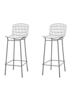 Hot Sale 🧨 Manhattan Comfort Madeline 41.73" Barstool, Set of 2 💯 -Manhattan Comfort Online Shop Belk 1604