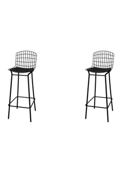 Hot Sale 🧨 Manhattan Comfort Madeline 41.73" Barstool, Set of 2 💯 -Manhattan Comfort Online Shop Belk 1606