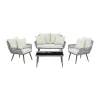 Best reviews of ✨ Manhattan Comfort Portofino Patio 4- Person Conversation Set with Coffee Table 🛒 -Manhattan Comfort Online Shop Belk 1616