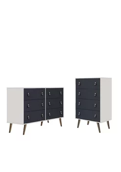 Promo 😀 Manhattan Comfort Amber Double Wide and Tall 👗 Dresser - Set of 2 👏 -Manhattan Comfort Online Shop Belk 1631
