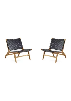 New 🧨 Manhattan Comfort Maintenon   Accent Chair - Set of 2 😀 -Manhattan Comfort Online Shop Belk 1647
