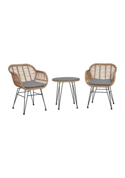 Flash Sale 👏 Manhattan Comfort Antibes 1.0 Patio 2- Person Seating Group with End Table ⌛ -Manhattan Comfort Online Shop Belk 1665