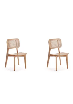 Coupon ⭐ Manhattan Comfort Versailles Cane Dining Chair - Set of 2 😀 -Manhattan Comfort Online Shop Belk 1725