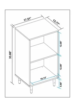 Hot Sale 🧨 Manhattan Comfort Essex Nightstand 😉 -Manhattan Comfort Online Shop Belk 1759