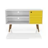 Buy 🤩 Manhattan Comfort Liberty 42.52" TV Stand in White and Yellow 👍 -Manhattan Comfort Online Shop Belk 1815