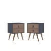 Wholesale 😀 Manhattan Comfort Amber Nightstand (Set of 2) 🌟 -Manhattan Comfort Online Shop Belk 1847