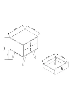 Wholesale 😀 Manhattan Comfort Amber Nightstand (Set of 2) 🌟 13 Wholesale 😀 Manhattan Comfort Amber Nightstand (Set of 2) 🌟 -Manhattan Comfort Online Shop Belk 1849