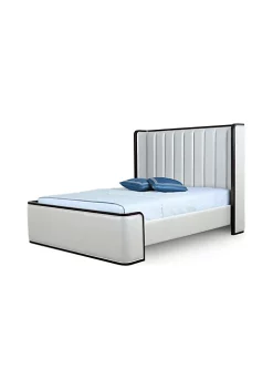 Wholesale ⭐ Manhattan Comfort Kingdom Full-Size Bed in Cream 🤩