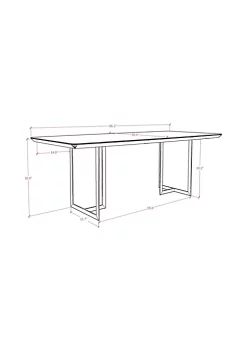 Top 10 ๐ Manhattan Comfort Celine 86.22" Dining Table in Off White ๐ 10 Top 10 ๐ Manhattan Comfort Celine 86.22" Dining Table in Off White ๐ -Manhattan Comfort Online Shop Belk 1889