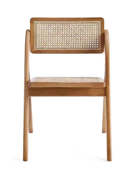 Promo ⭐ Manhattan Comfort Lambinet Cane Dining Folding Chair - Set of 2 😍 -Manhattan Comfort Online Shop Belk 1914