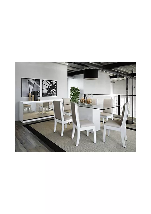 Discount 💯 Manhattan Comfort Viennese 2.0 Sideboard in White Gloss 👍 4 Discount 💯 Manhattan Comfort Viennese 2.0 Sideboard in White Gloss 👍 - Image 2