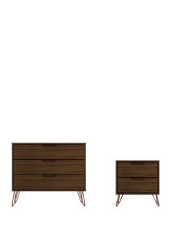 Top 10 😍 Manhattan Comfort Rockefeller 👗 Dresser and Nightstand - Set of 2 🛒 -Manhattan Comfort Online Shop Belk 195
