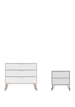 Top 10 😍 Manhattan Comfort Rockefeller 👗 Dresser and Nightstand - Set of 2 🛒 -Manhattan Comfort Online Shop Belk 196