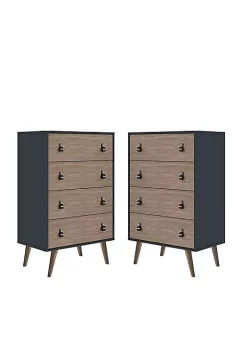 Flash Sale ✔️ Manhattan Comfort Amber Tall 👗 Dresser (Set of 2) ❤️ -Manhattan Comfort Online Shop Belk 1987