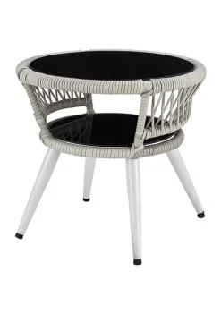 Hot Sale 🧨 Manhattan Comfort Monaco Patio 2- Person Seating Group with End Table 😀 -Manhattan Comfort Online Shop Belk 1995