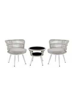 Hot Sale 🧨 Manhattan Comfort Monaco Patio 2- Person Seating Group with End Table 😀 -Manhattan Comfort Online Shop Belk 1998