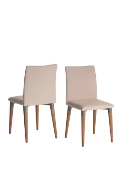 Budget ✔️ Manhattan Comfort Set of 2 Charles Dining Chairs 🎉