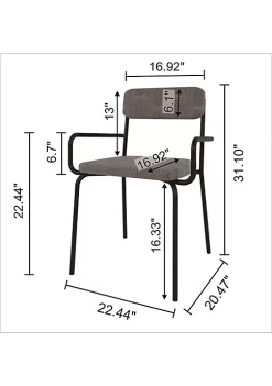 Buy 🥰 Manhattan Comfort Whythe Dining Chair 🔔 -Manhattan Comfort Online Shop Belk 2031