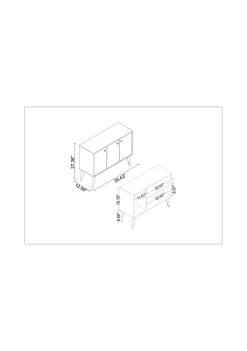 Best deal โ๏ธ Manhattan Comfort Bromma 35.43" Buffet Stand in White ๐ 11 Best deal โ๏ธ Manhattan Comfort Bromma 35.43" Buffet Stand in White ๐ -Manhattan Comfort Online Shop Belk 2054