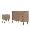 Cheap 🎁 Manhattan Comfort Amber Double Wide 👗 Dresser and Nightstand - Set of 2 😍 -Manhattan Comfort Online Shop Belk 2089