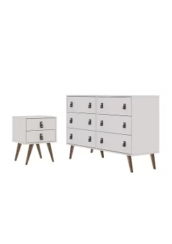 Cheap 🎁 Manhattan Comfort Amber Double Wide 👗 Dresser and Nightstand - Set of 2 😍 -Manhattan Comfort Online Shop Belk 2095