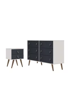 Cheap 🎁 Manhattan Comfort Amber Double Wide 👗 Dresser and Nightstand - Set of 2 😍 -Manhattan Comfort Online Shop Belk 2097