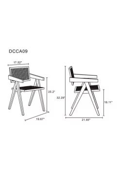 Cheapest 🔔 Manhattan Comfort Hamlet Cane Dining Arm Chair 🎉 -Manhattan Comfort Online Shop Belk 2117