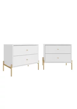 Cheapest 🎁 Manhattan Comfort Jasper Nightstand (Set of 2) 🌟 -Manhattan Comfort Online Shop Belk 2127