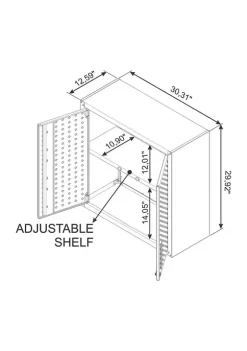 Top 10 😍 Manhattan Comfort Fortress Floating Garage Cabinet - Set of 2 🎁 -Manhattan Comfort Online Shop Belk 2167