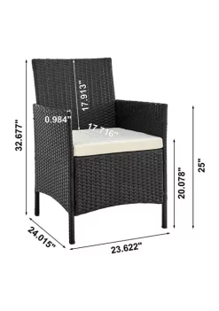 Flash Sale ❤️ Manhattan Comfort Imperia Patio 2- Person Seating Group with End Table 🌟 -Manhattan Comfort Online Shop Belk 2174