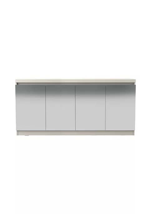 Flash Sale 🎉 Manhattan Comfort Viennese 2.0 Sideboard in Off White 🎁 3 Flash Sale 🎉 Manhattan Comfort Viennese 2.0 Sideboard in Off White 🎁
